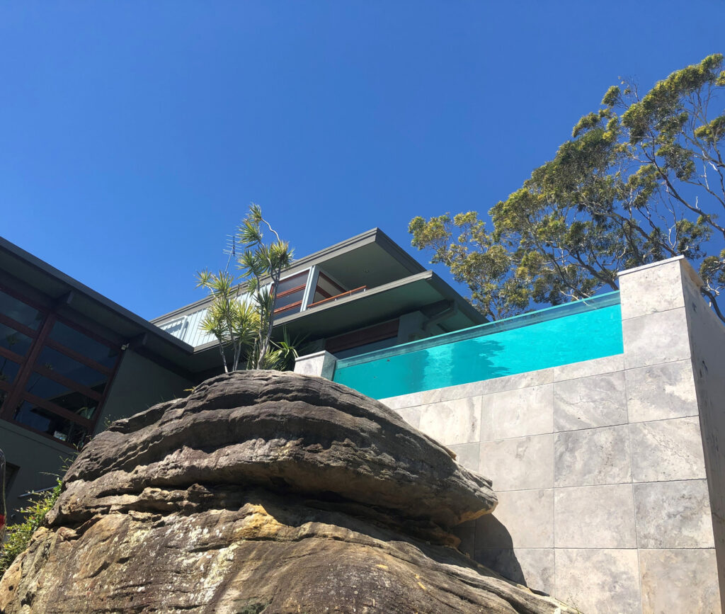 Luxury Pool with glass panel Sydney NSW